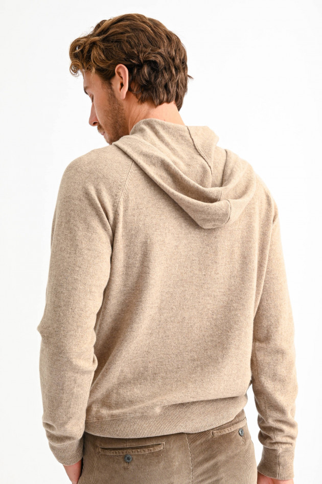 1868 Cashmere Hoodie in Taupe