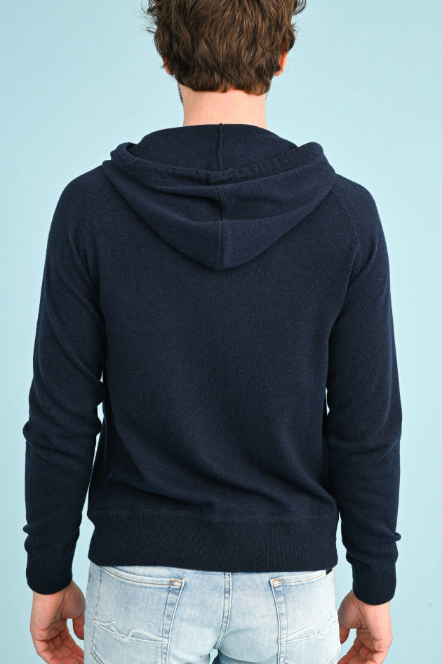 1868 Cashmere Hoodie in Navy