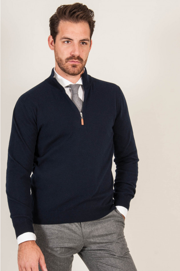 1868 Zipp - Pullover in Navy