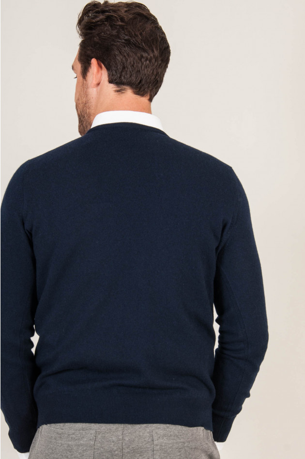 1868 Pullover aus Cashmere in Navy