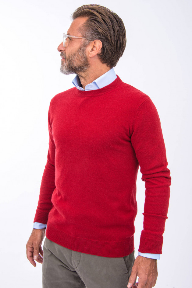 1868 Cashmere Pullover in Rot