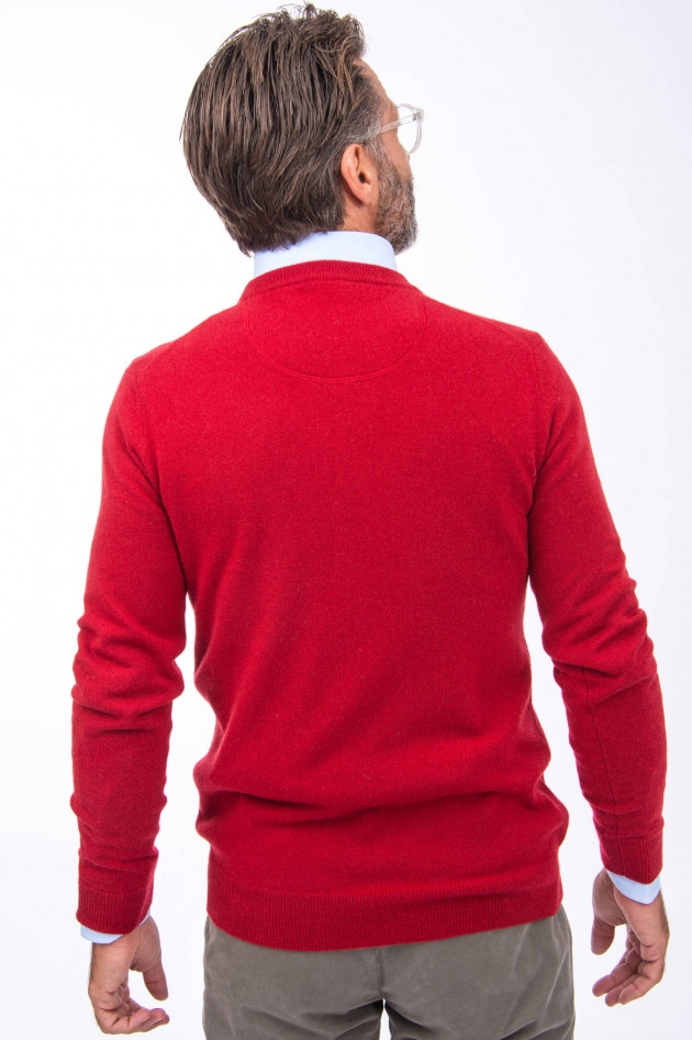 1868 Cashmere Pullover in Rot