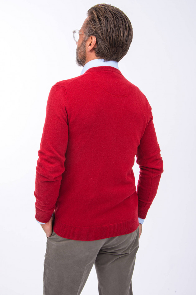 1868 Cashmere Pullover in Rot