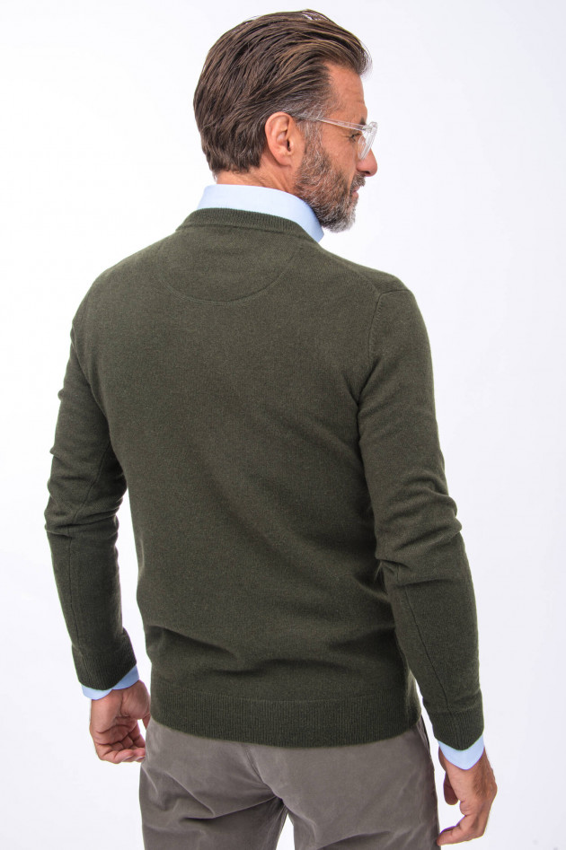 1868 Cashmere Pullover in Oliv