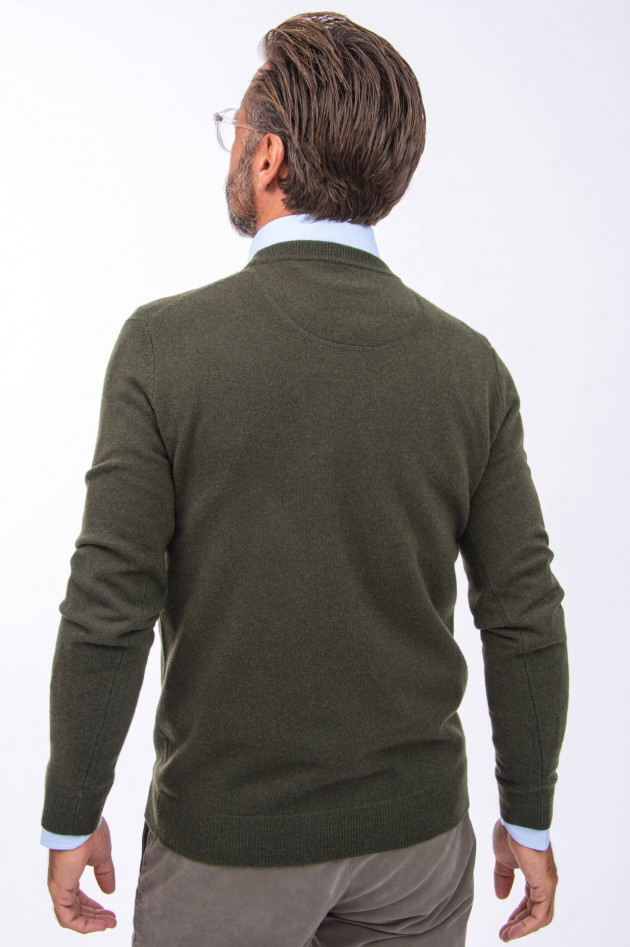 1868 Cashmere Pullover in Oliv