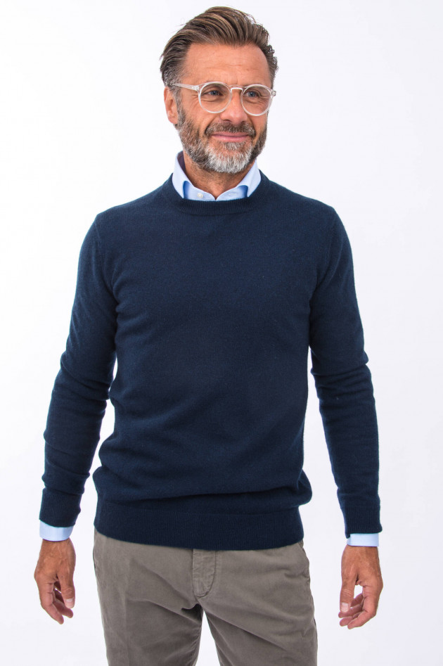 1868 Cashmere Pullover in Navy