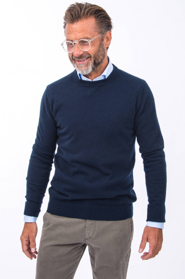 1868 Cashmere Pullover in Navy