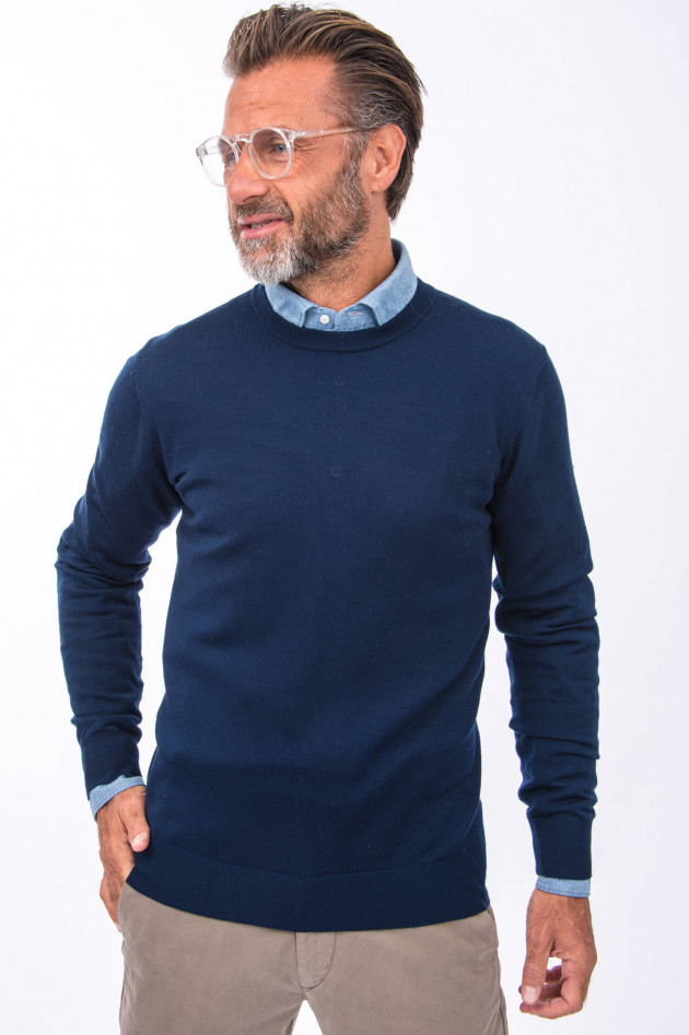 1868 Wollpullover in Navy