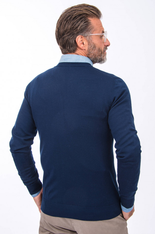 1868 Wollpullover in Navy