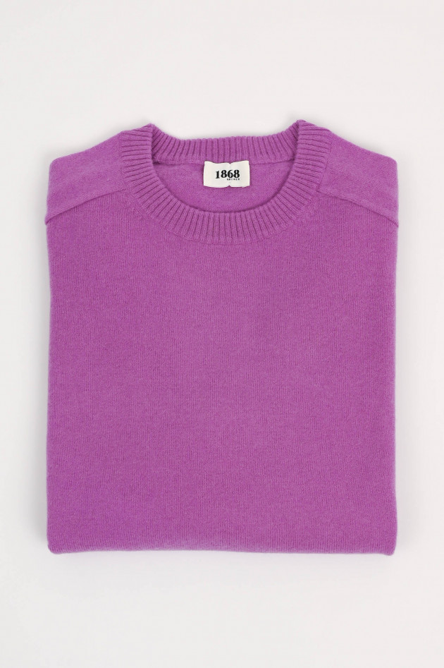 1868 Cashmere Strickpullover in Lila