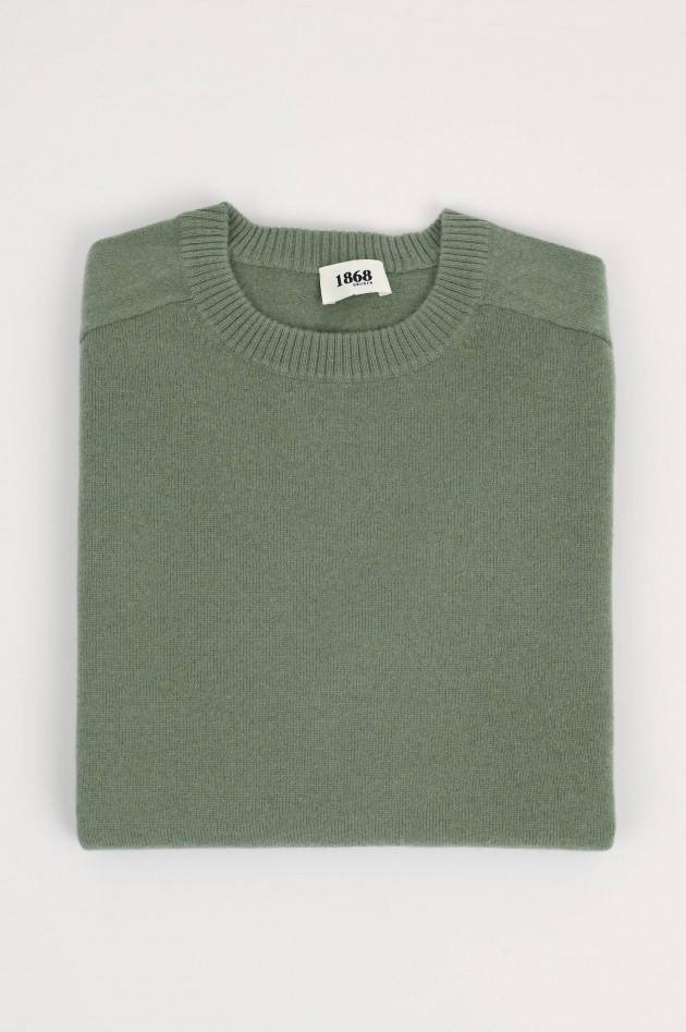 1868 Cashmere Strickpullover in Salbei