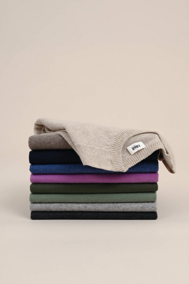 1868 Cashmere Strickpullover in Salbei