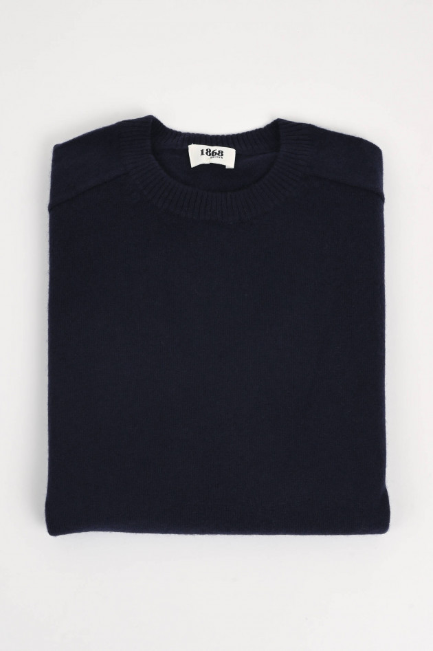 1868 Cashmere Strickpullover in Navy