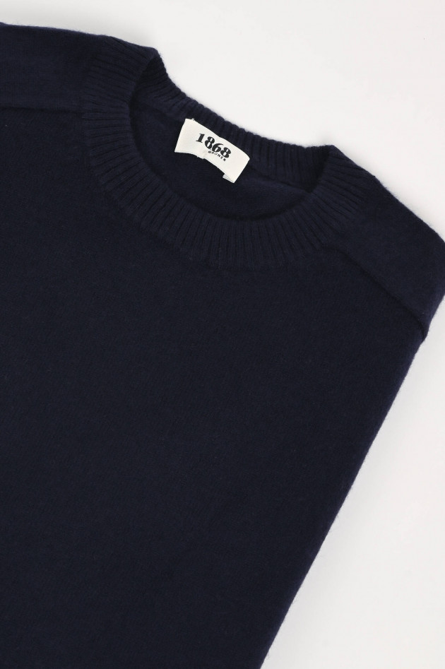 1868 Cashmere Strickpullover in Navy