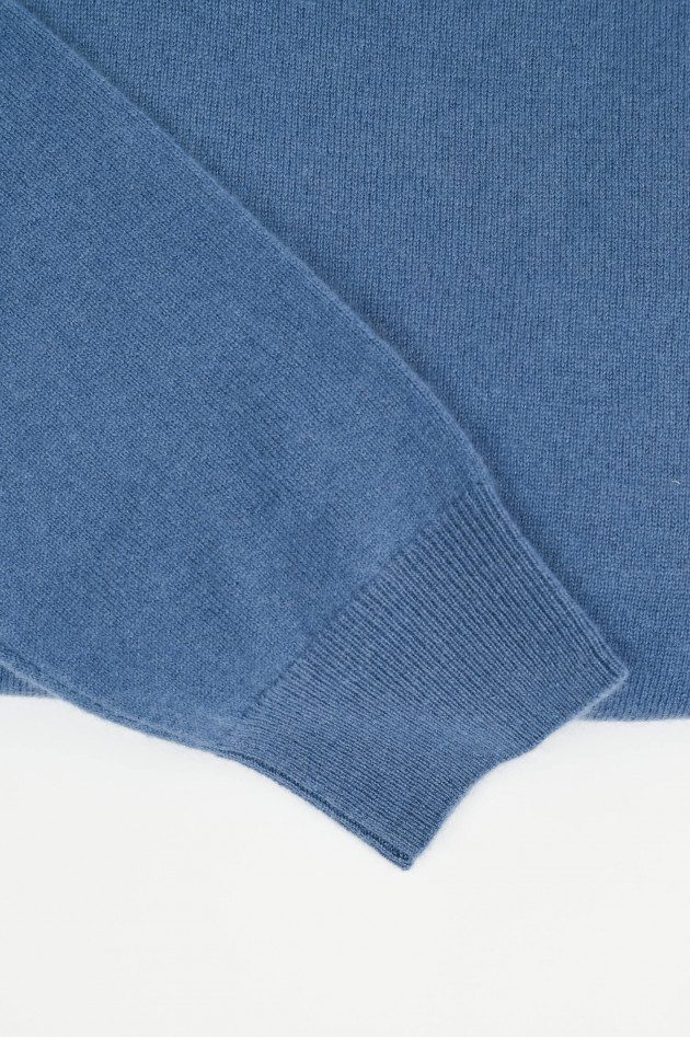 1868 Cashmerepullover mit Rundhals in Sea Side