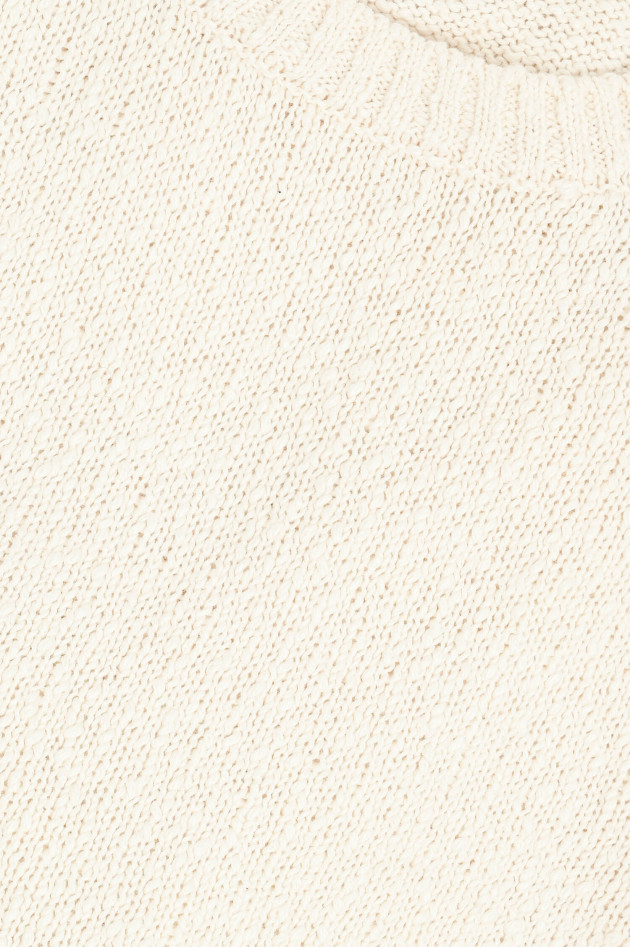 1868 Pullover aus Baumwolle in Creme