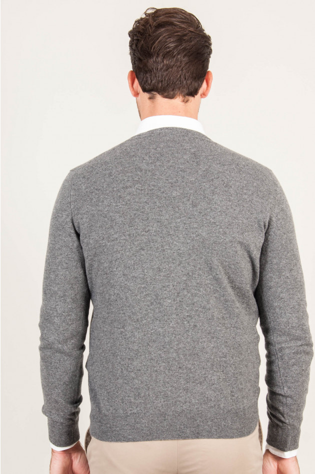 1868 V - Pullover aus Cashmere in Grau