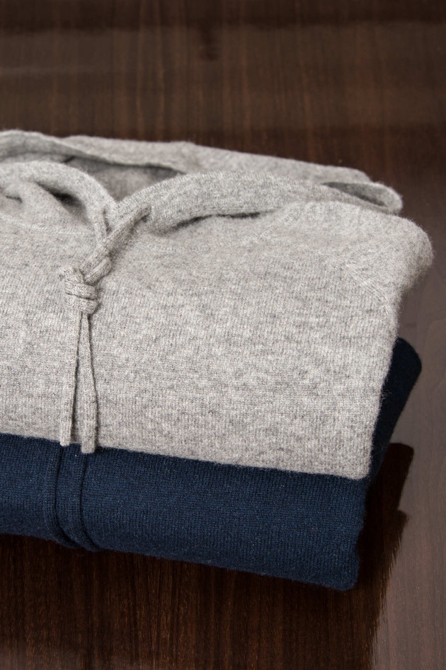 1868 Cashmere Hoodie in Navy