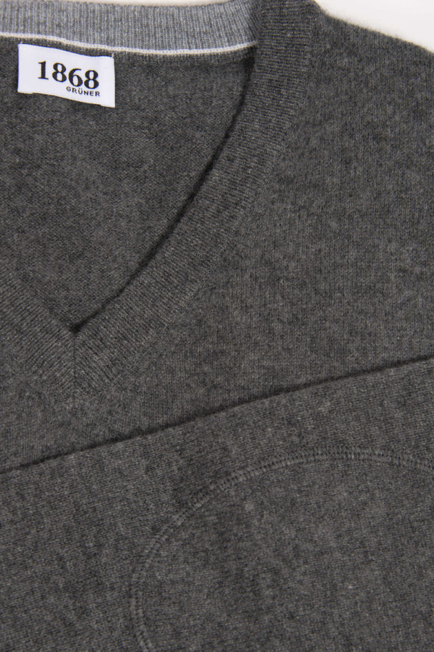 1868 Cashmere Pullover in Anthrazit