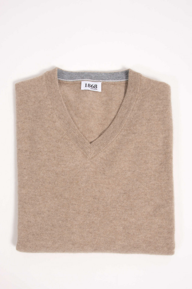 1868 Cashmere Pullover in Beige