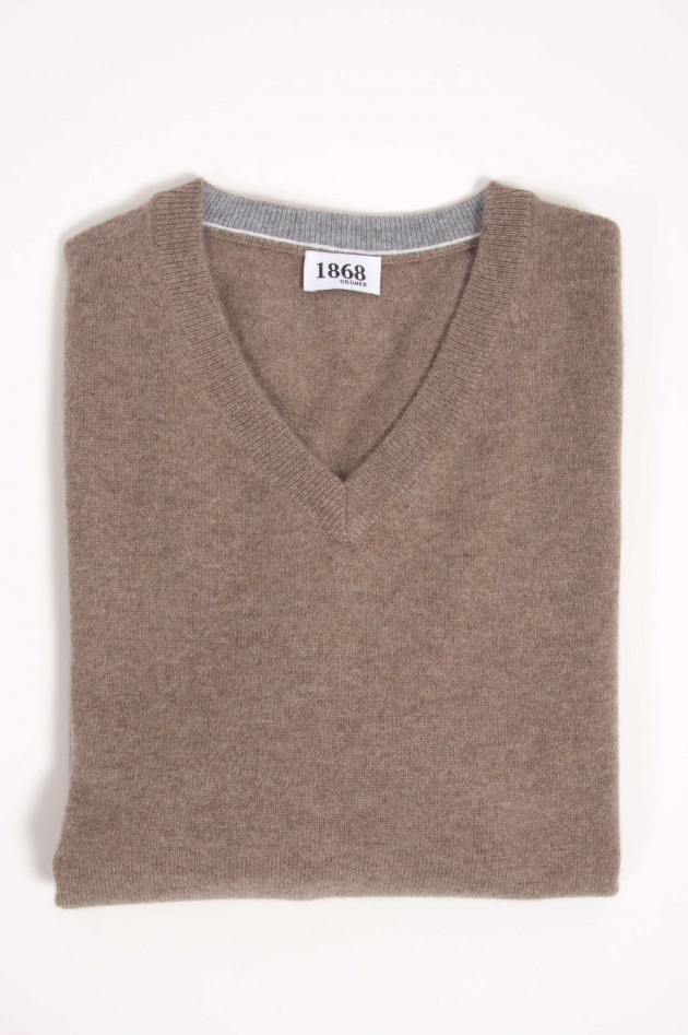 1868 Cashmere Pullover in Taupe