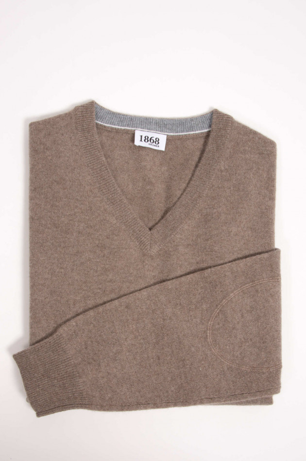 1868 Cashmere Pullover in Taupe