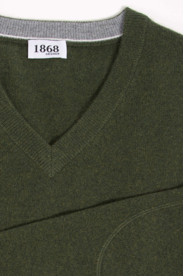 1868 Cashmere Pullover in Oliv