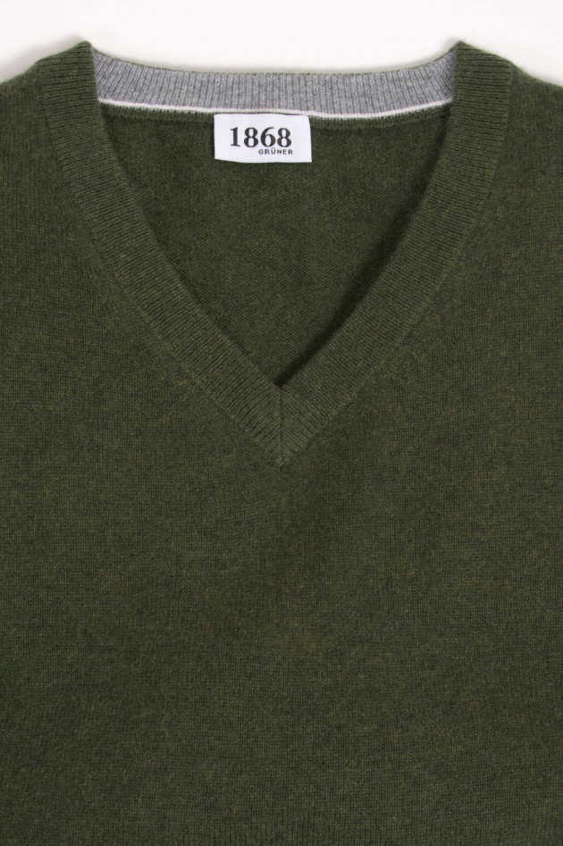 1868 Cashmere Pullover in Oliv