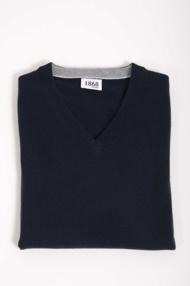 1868 Cashmere Pullover in Navy