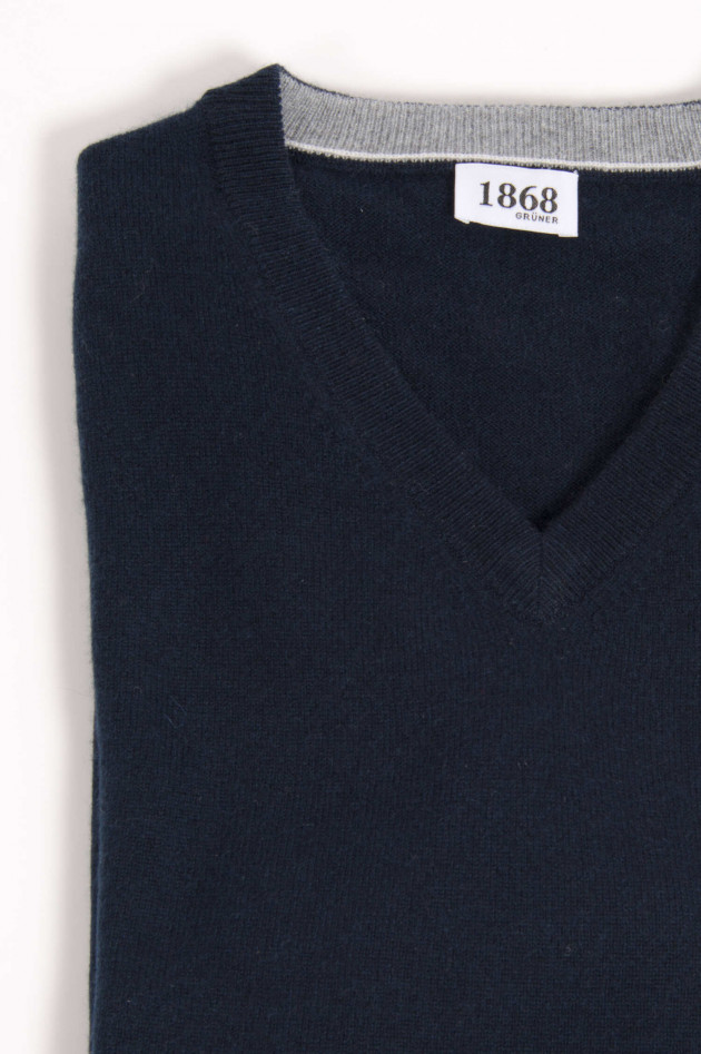 1868 Cashmere Pullover in Navy