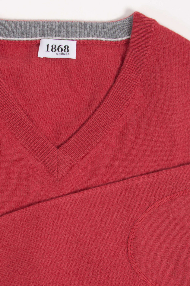 1868 Cashmere Pullover in Rot