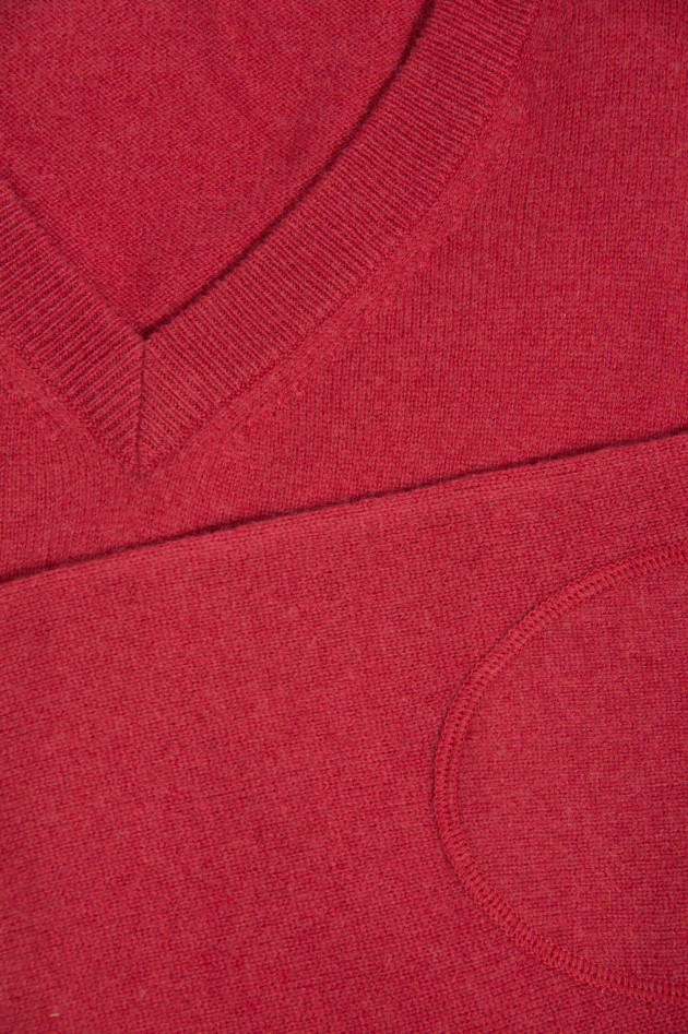 1868 Cashmere Pullover in Rot