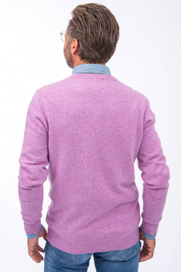 1868 Cashmere Pullover V-Neck in Flieder