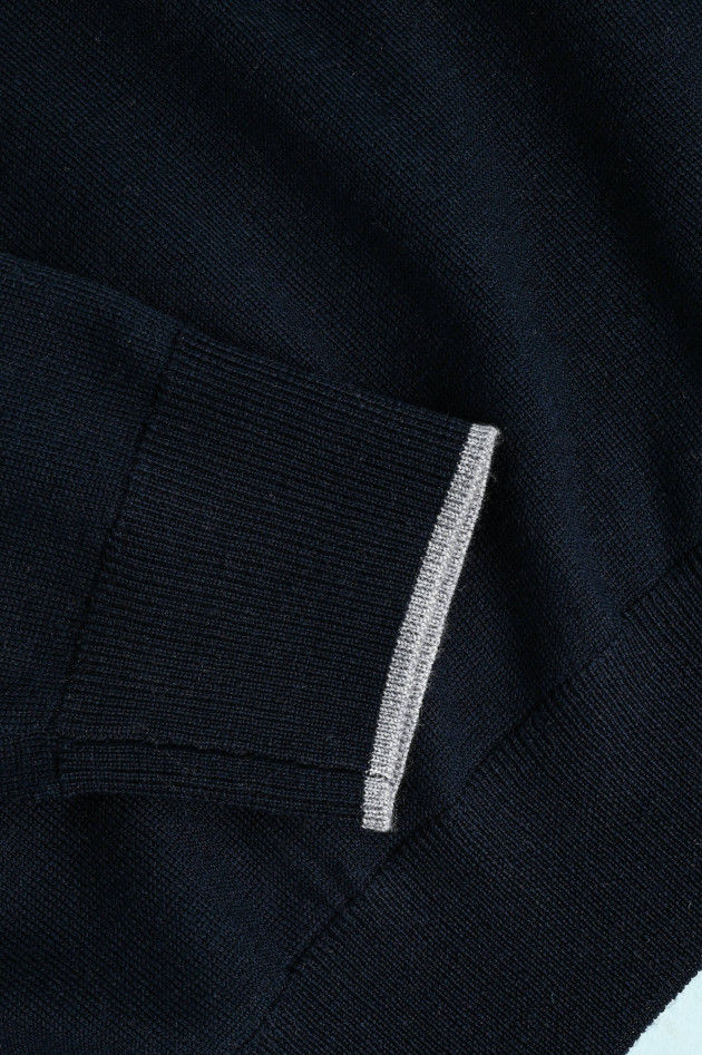 1868 Merino Pullover in Navy