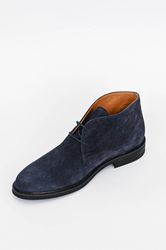 1868 Stiefelette mit Schnürung in Navy