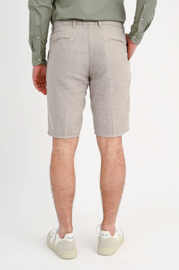 1868 Leinenshorts in Beige