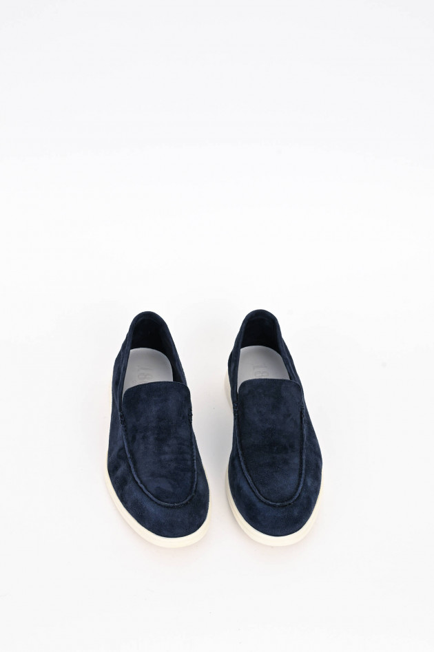 1868 Loafer aus Veloursleder in Navy