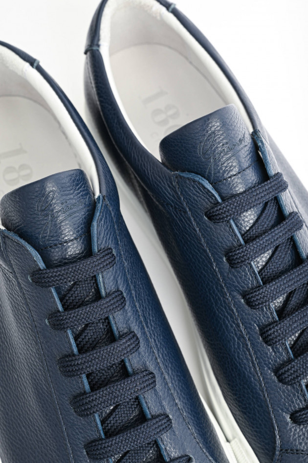 1868 Leder Sneaker in Navy