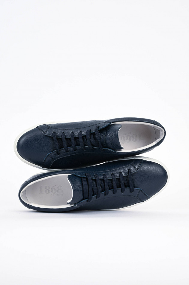 1868 Leder Sneaker in Navy