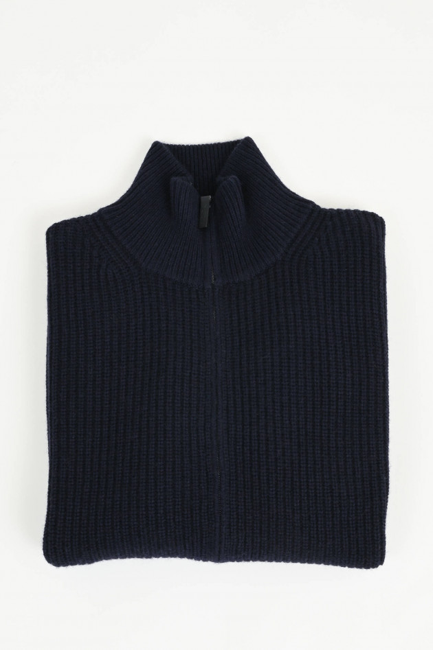 1868 Strickweste in Marine