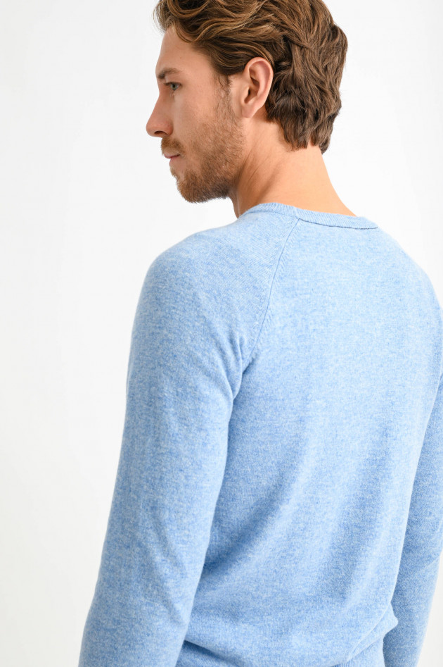 1868 Cashmere Sweater in Hellblau