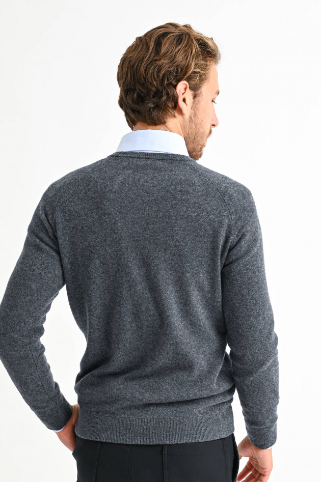 1868 Cashmere Sweater in Anthrazit