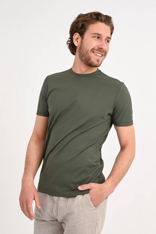 1868 Basic T-Shirt in Oliv