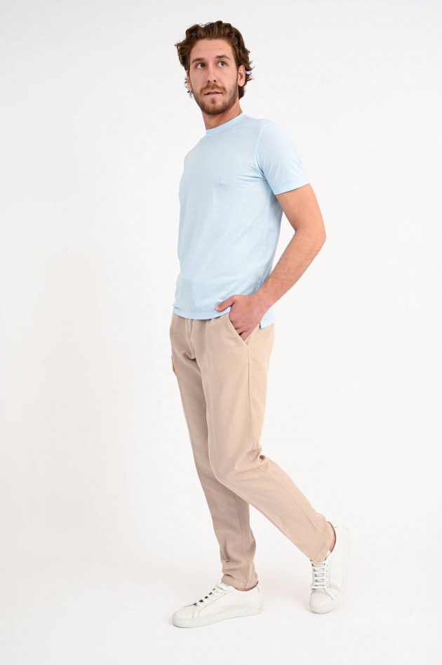 1868 Basic T-Shirt in Hellblau