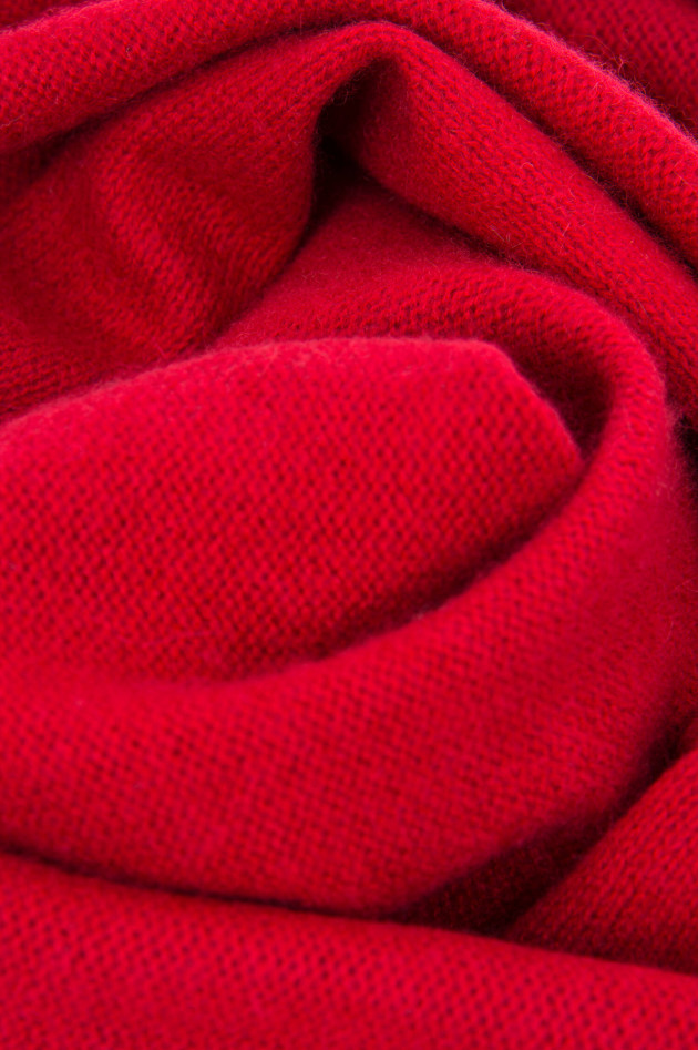 1868 Cashmere Schal in Rot
