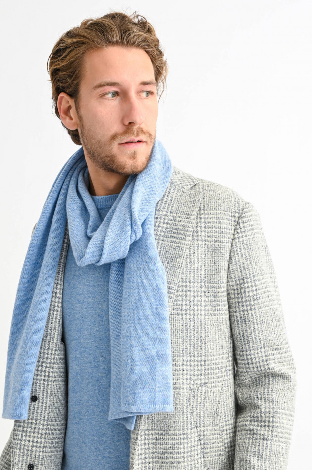 1868 Cashmere Schal in Hellblau