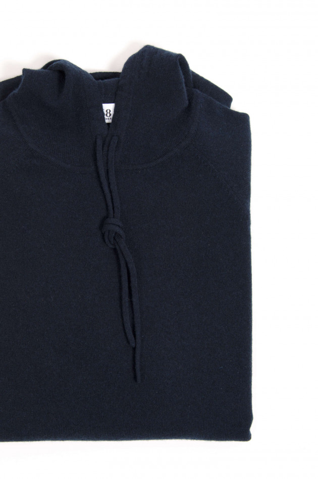 1868 Cashmere Hoodie in Navy