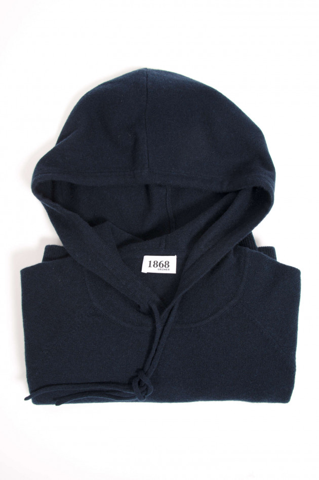 1868 Cashmere Hoodie in Navy