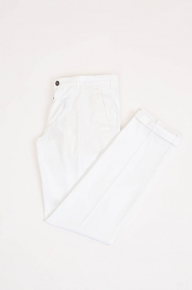 40Weft Baumwollhose LENNY in Weiß