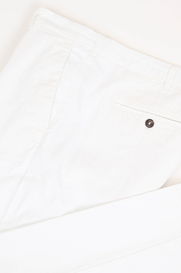 40Weft Baumwollhose LENNY in Weiß